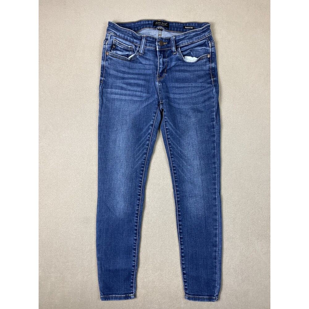 Judy Blue Jeans Womens 5/27 Blue Skinny Fit Slim Stretch Adult